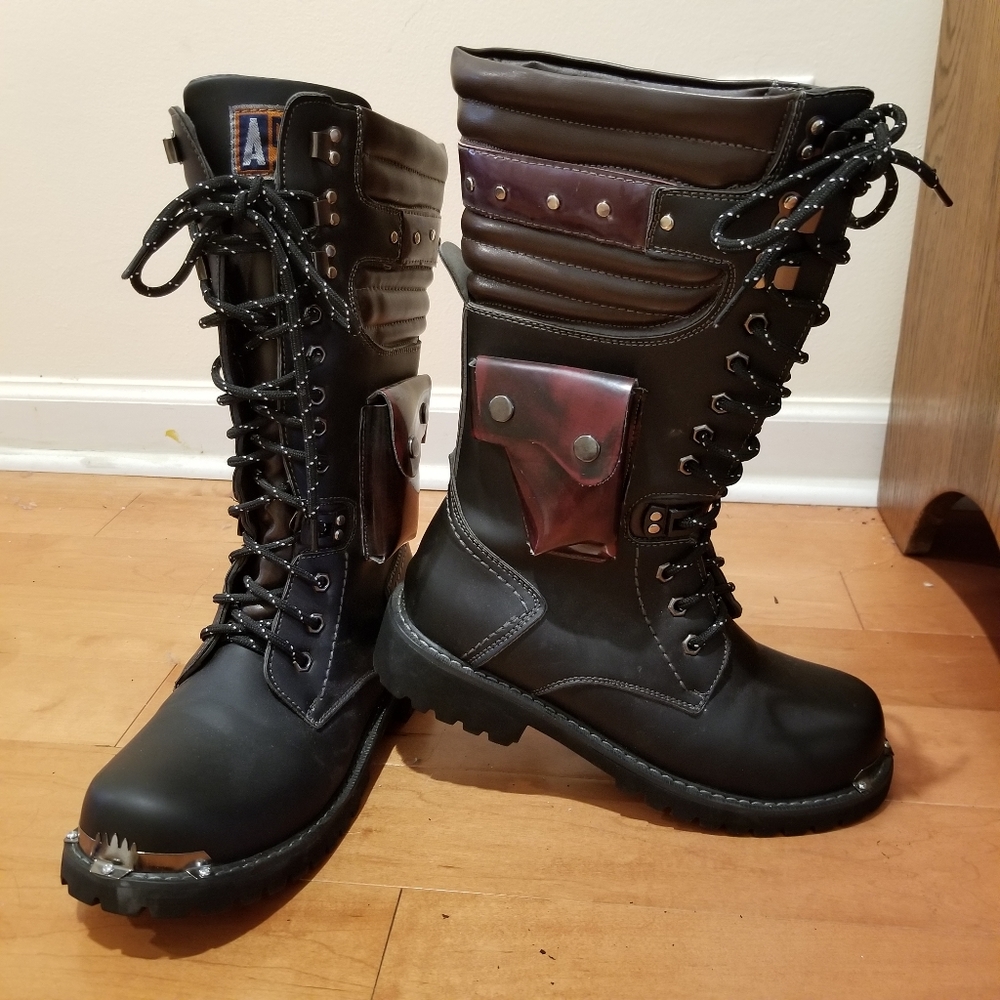 NWOT Addax Ridge moto combat boot w pocket holster
